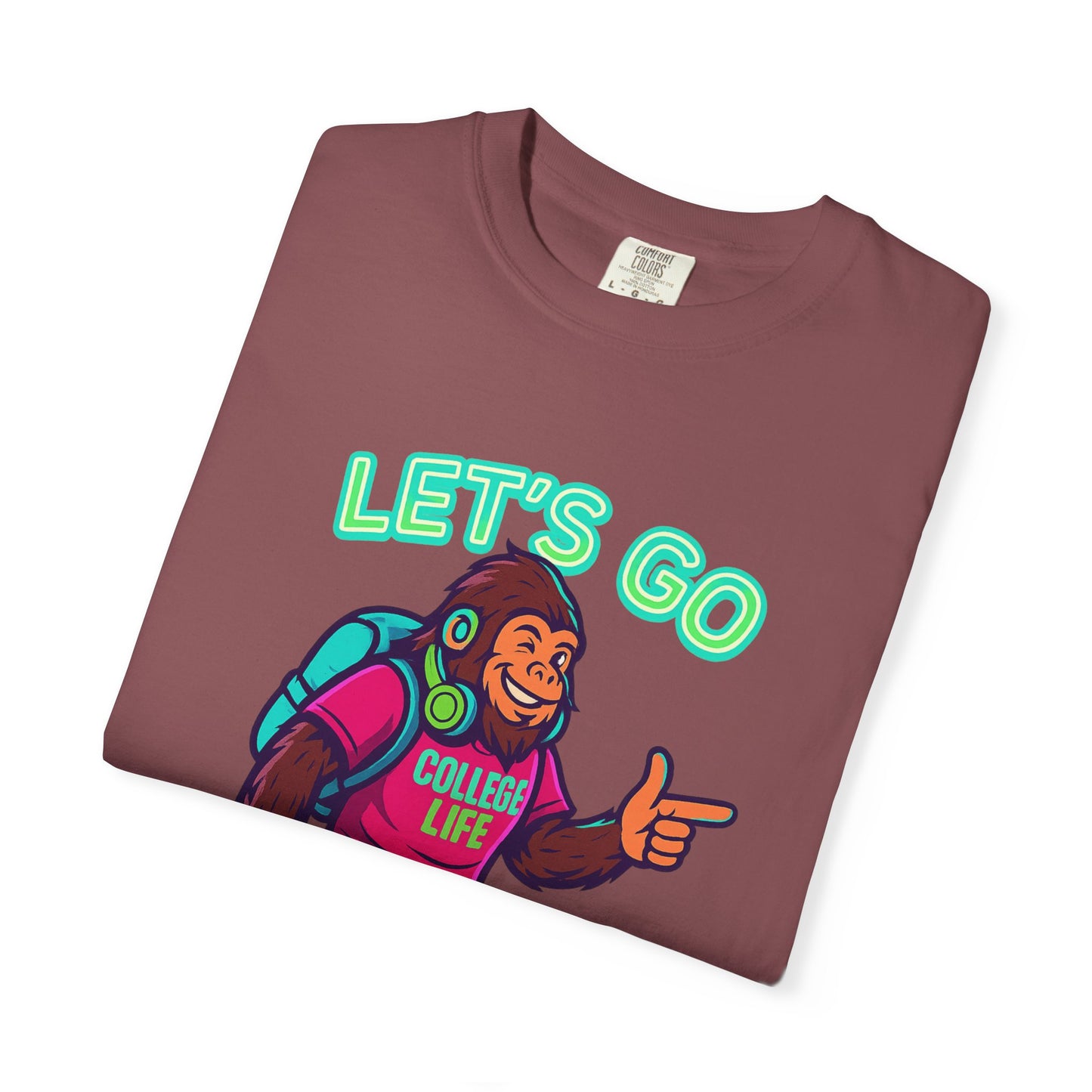 BIGFOOT CURRENT COLLEGE TEE Unisex Garment-Dyed T-shirt