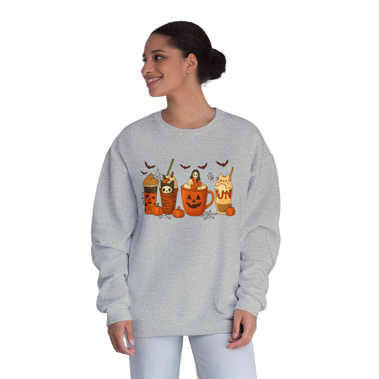 HALLOWEEN WITCHES DRINK SWEATSHIRT Unisex NuBlend® Crewneck Sweatshirt