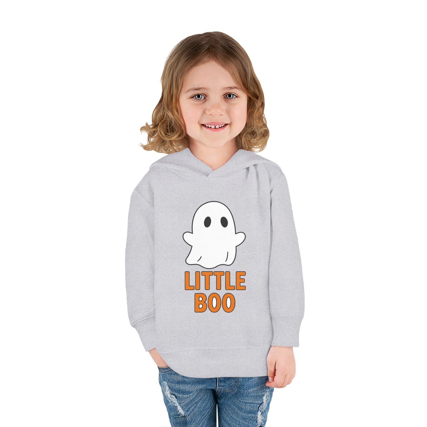 HALLOWEEN LITTLE BOO HODDIE Toddler Pullover Fleece Hoodie