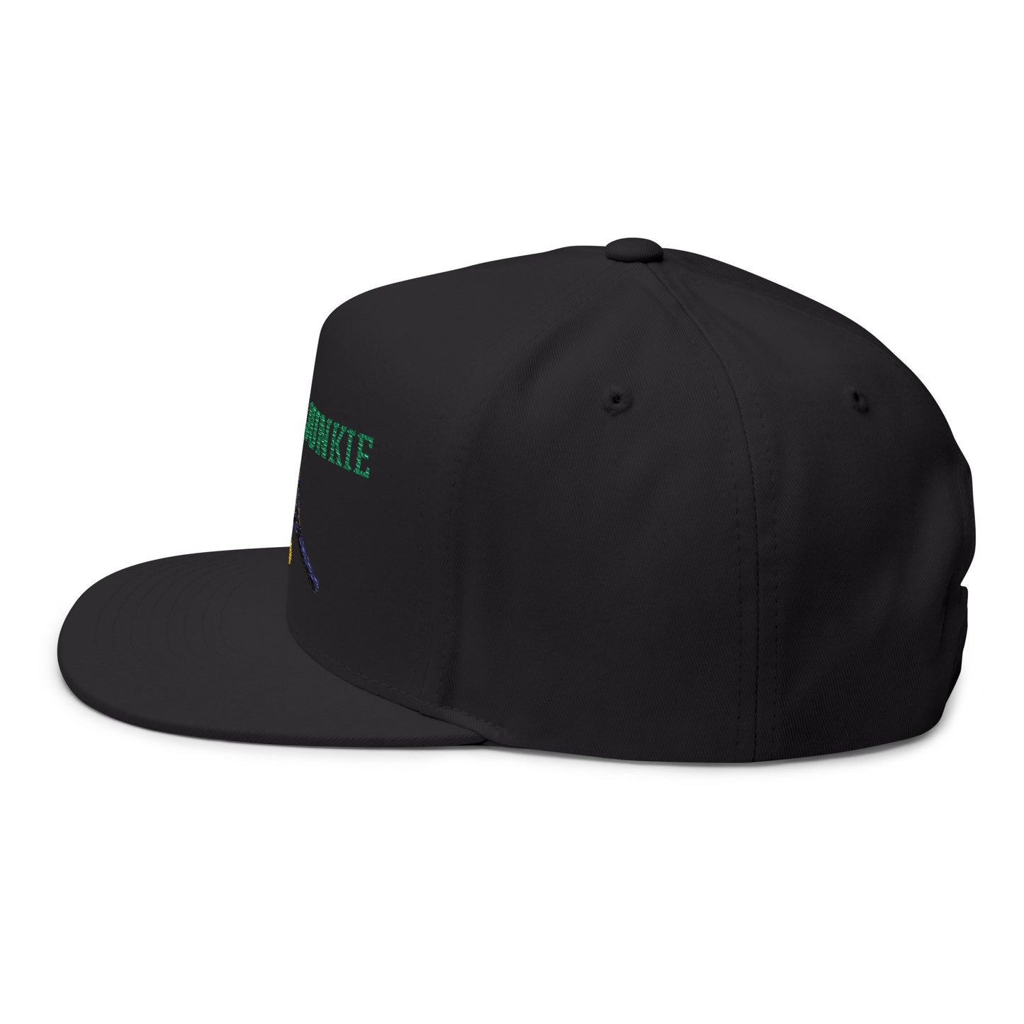 Embroidered Tennis Junkie Flat Bill Cap - Perfect Gift for Tennis Lovers