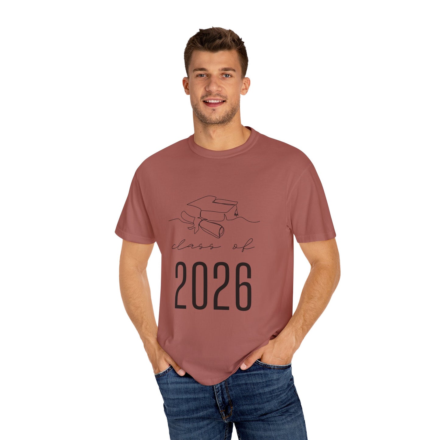 GRADUATION TSHIRT CLASS OF 2026 Unisex School Spirit Shirt, Grad Gift, Comfortable Cotton Top
