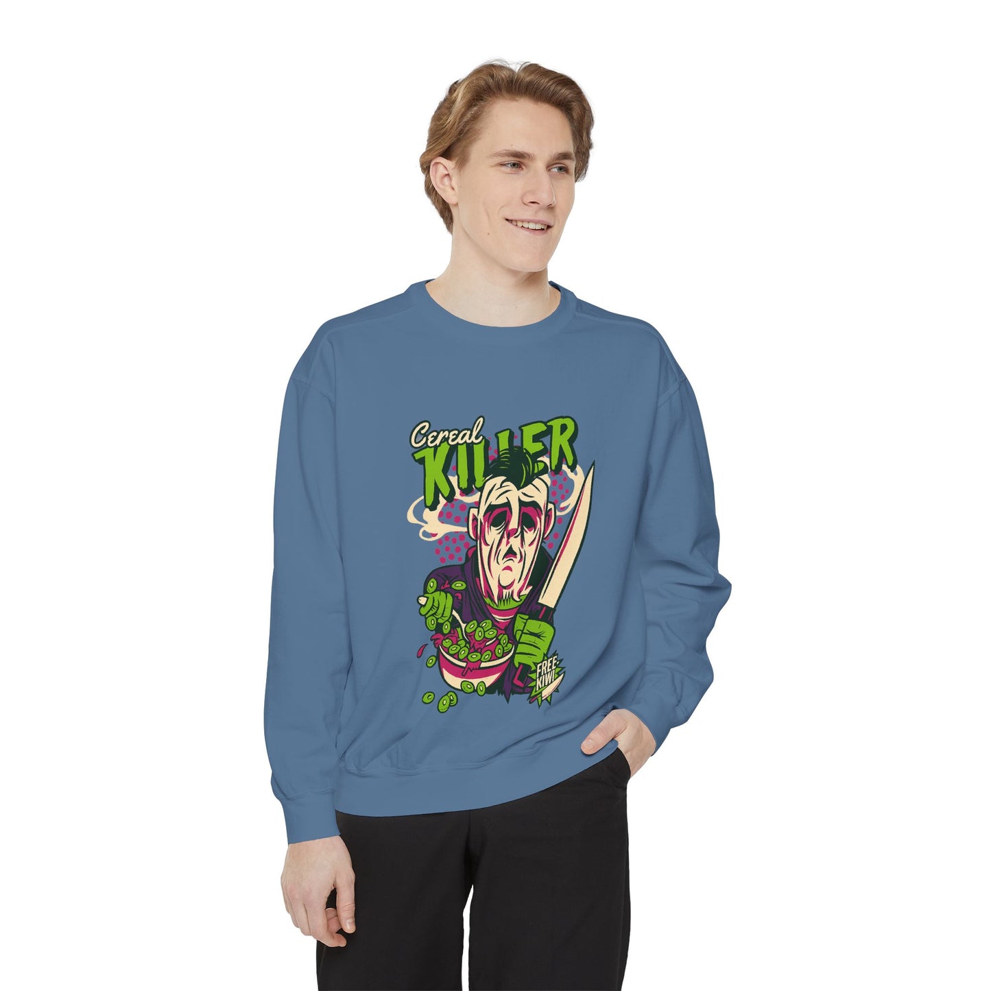 HALLOWEEN SERIAL CERAEL KILLER SWEATSHIRT Unisex Garment-Dyed Sweatshirt
