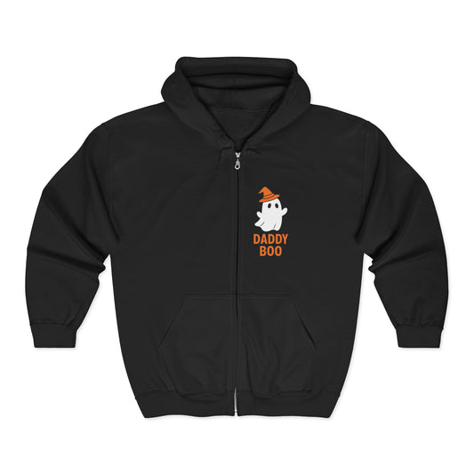 DADDY BOO HALLOWEEN HOODIE Unisex Heavy Blend™ Full Zip Hooded Sweatshirt