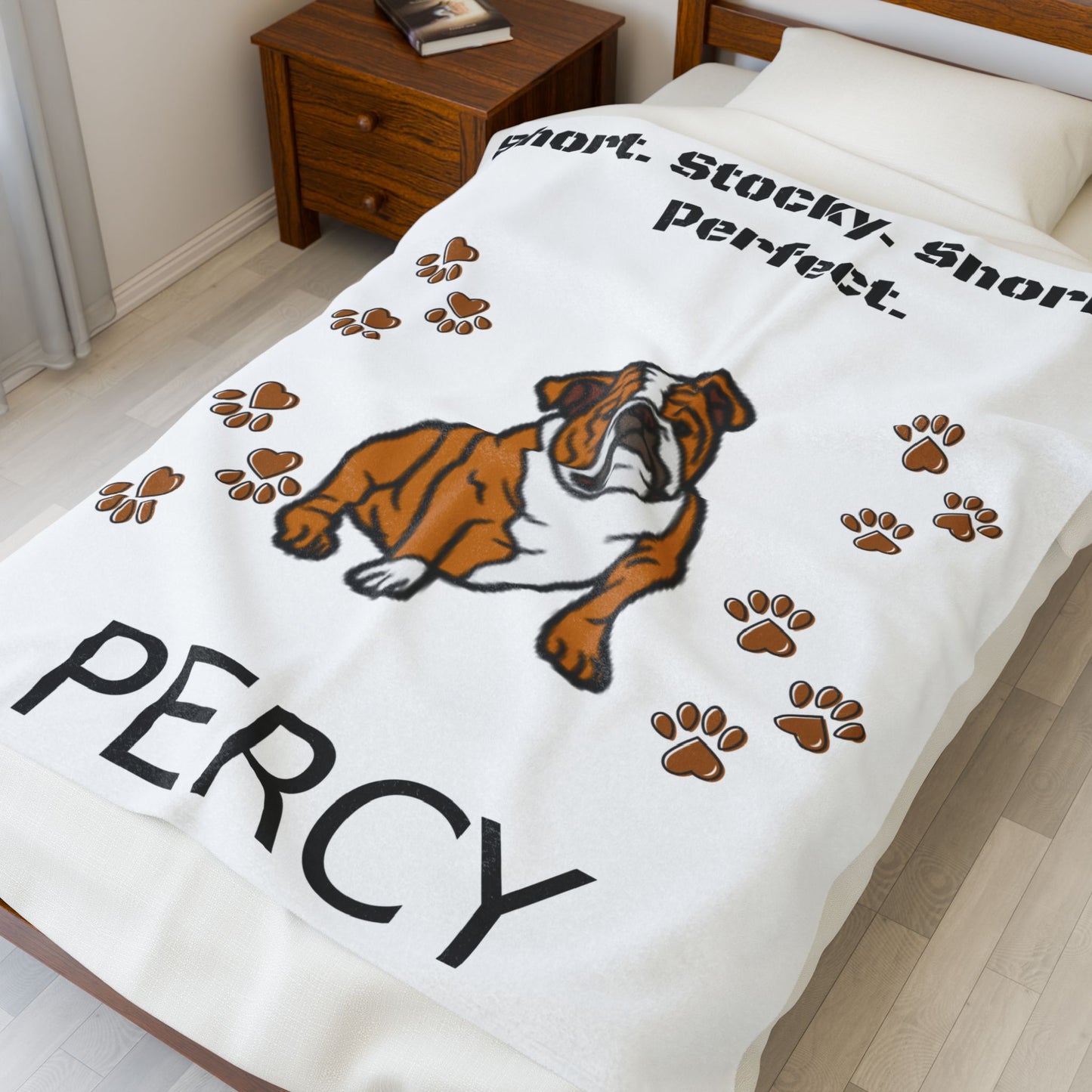 MY PET DOG PERSONALIZED Velveteen Plush Blanket (Placeholder Do Not Publish)
