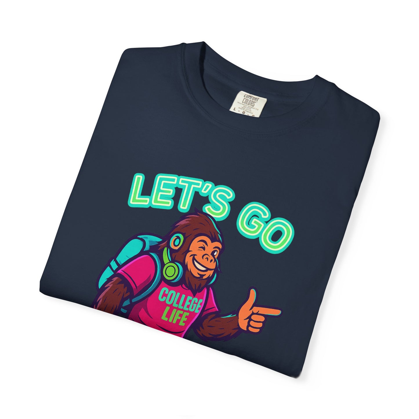 BIGFOOT CURRENT COLLEGE TEE Unisex Garment-Dyed T-shirt