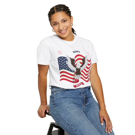 Patriotic Eagle Independence Day T-Shirt