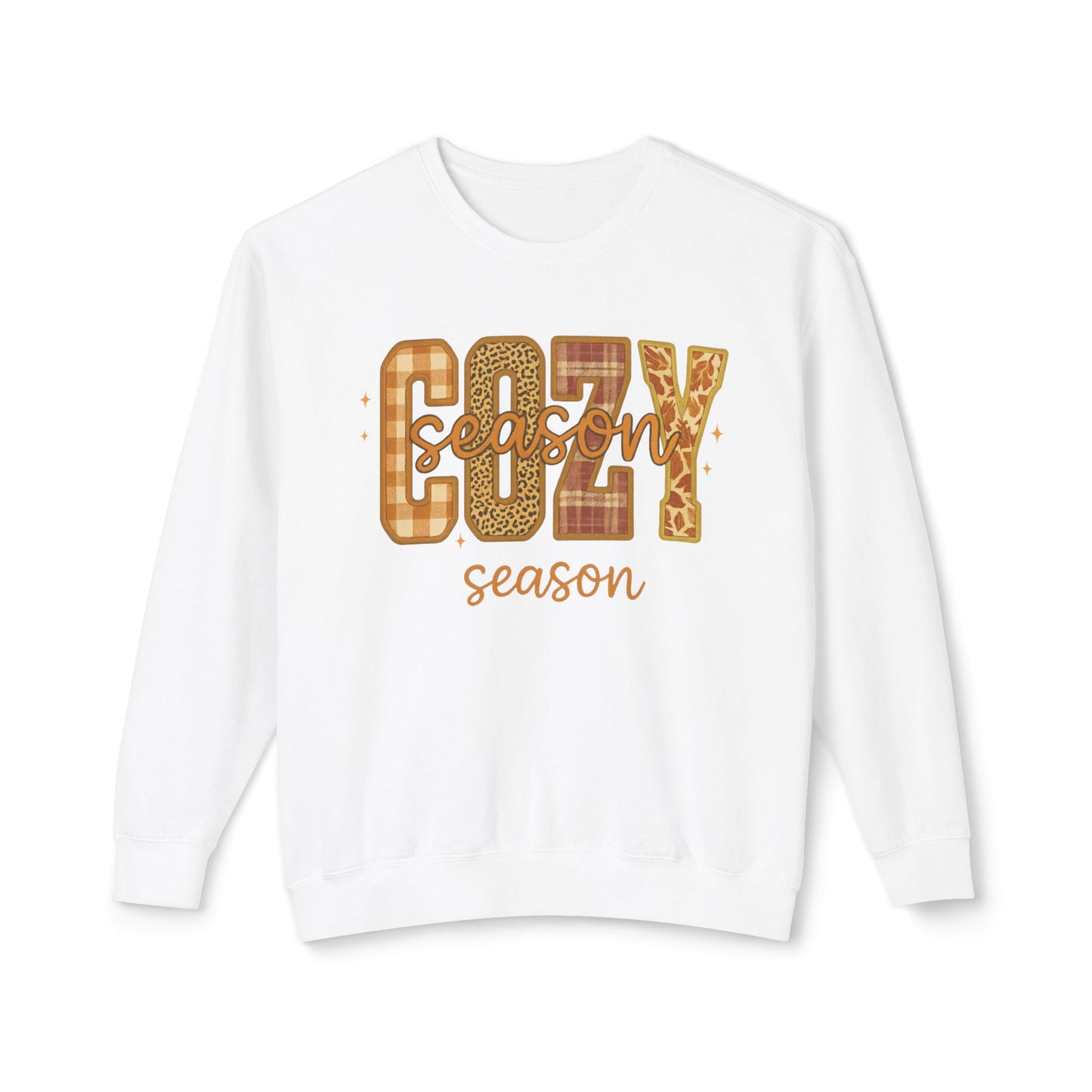 FALL COZY SEASON SWEATSHIRT Unisex Lightweight Crewneck Sweatshirt