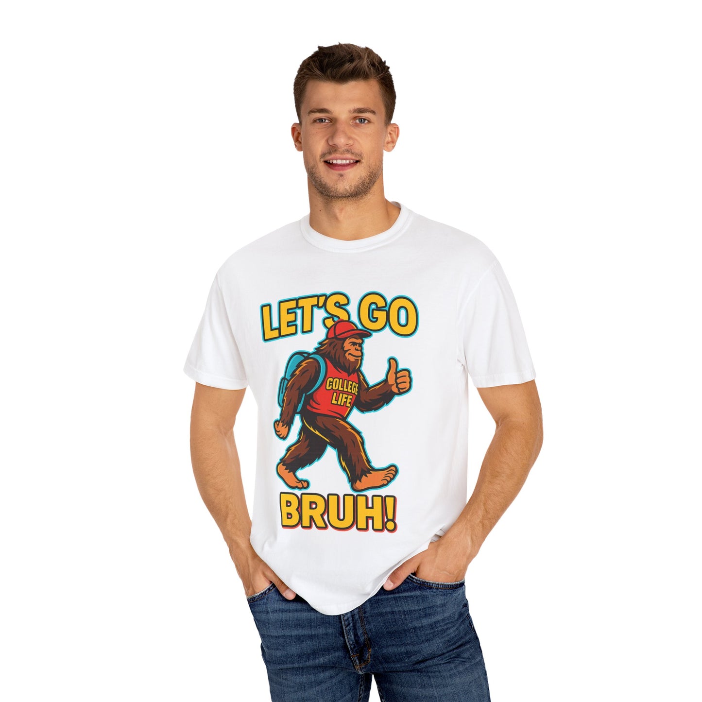 BIGFOOT CURRENT NEON COLLEGE TEES Unisex Garment-Dyed T-shirt