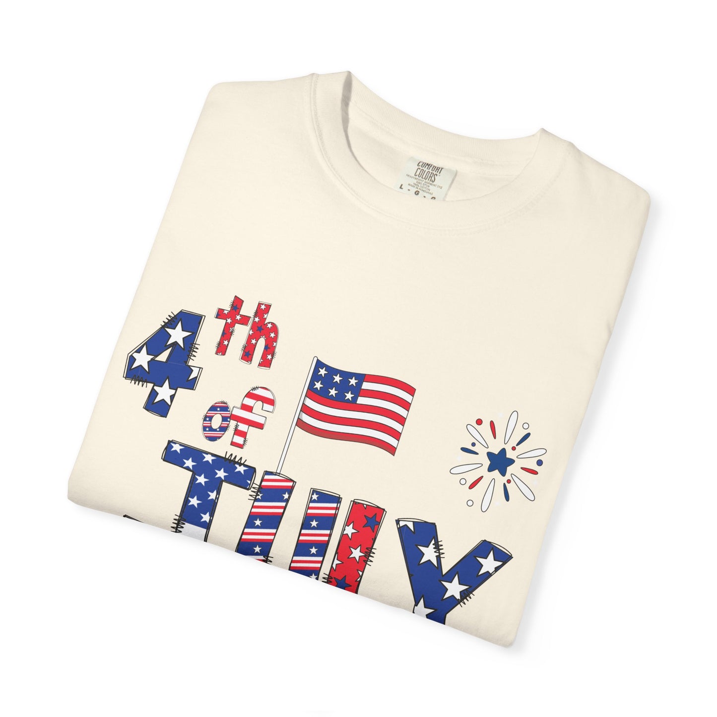 Patriotic 4th of July T-Shirt | Unisex Garment-Dyed Tee, Independence Day Apparel, Red White Blue Shirt, Summer BBQ Outfit, [...]