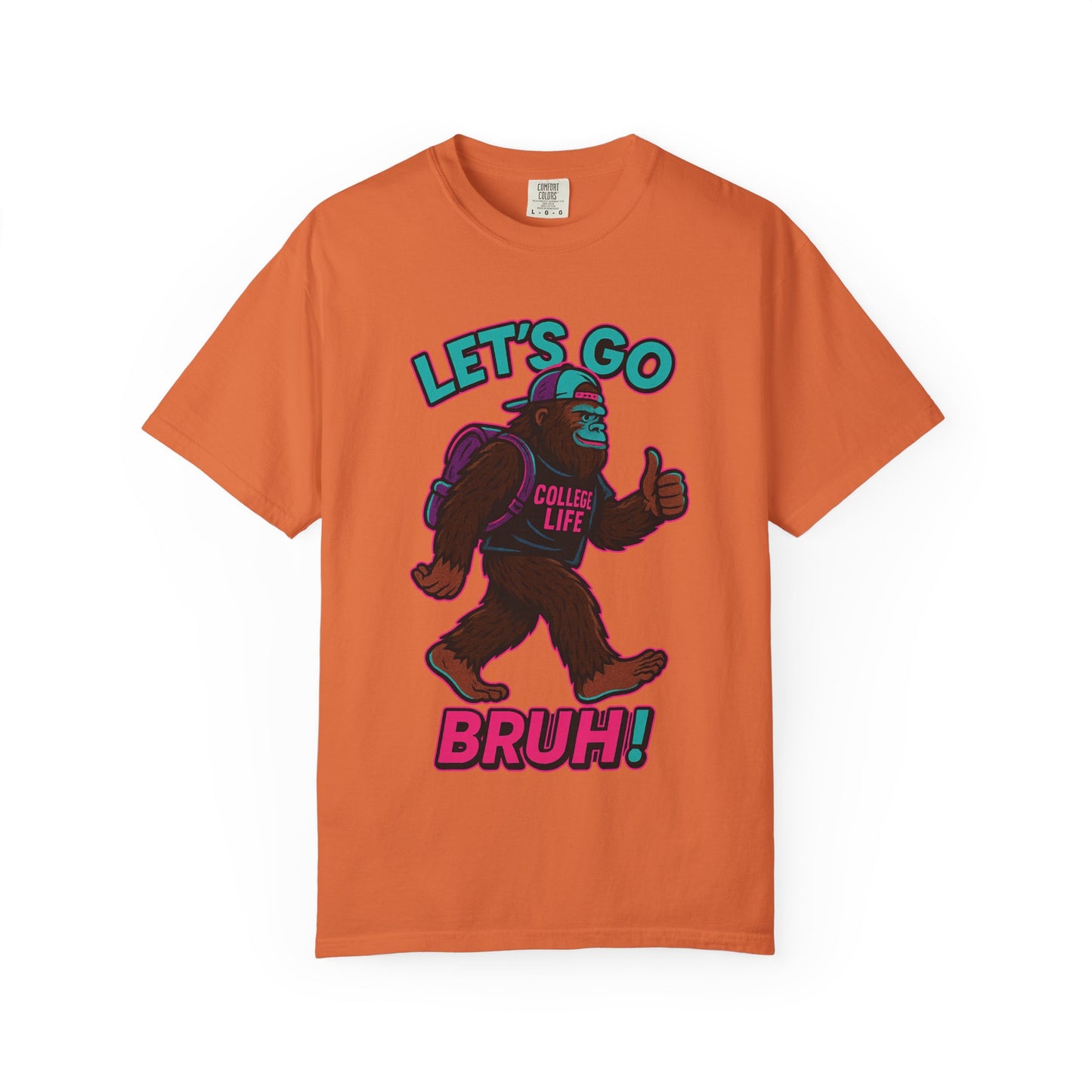 BIG FOOT 80's COLLEGE  TEES Unisex Garment-Dyed T-shirt