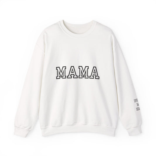 Mama Unisex Heavy Blend™ Crewneck Sweatshirt - Cozy Gift for Moms