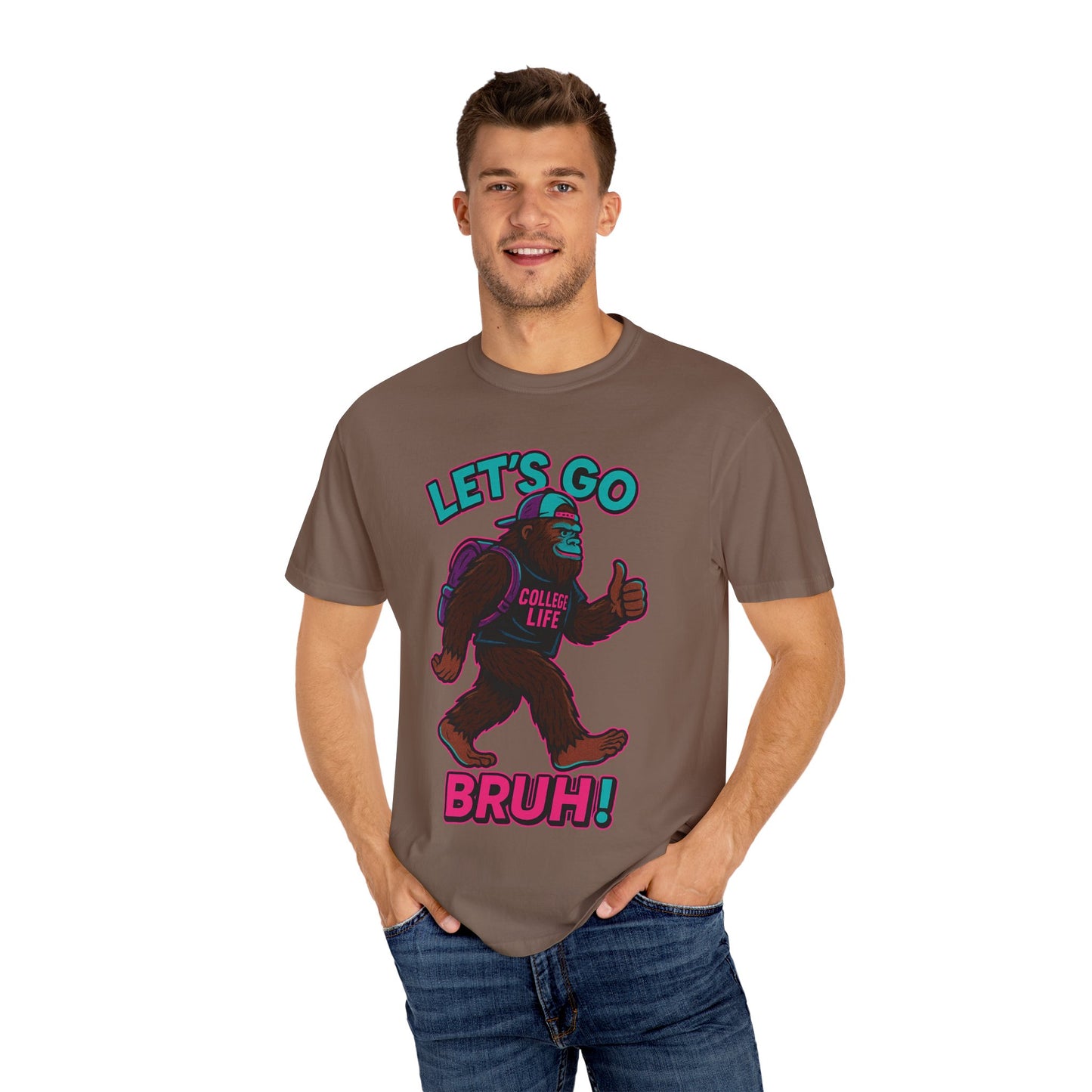 BIG FOOT 80's COLLEGE  TEES Unisex Garment-Dyed T-shirt