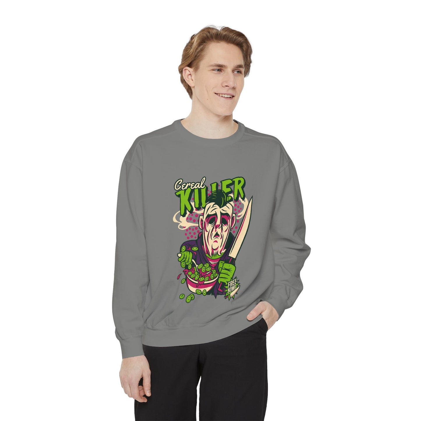 HALLOWEEN SERIAL CERAEL KILLER SWEATSHIRT Unisex Garment-Dyed Sweatshirt