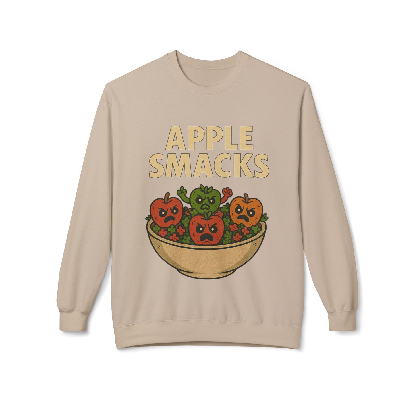 NEW APPLE SMACKS HALLOWEEN SWEATSHIRTS Unisex Midweight Softstyle Fleece Crewneck Sweatshirt