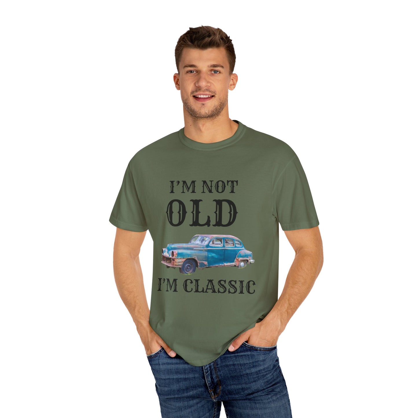 CLASSIC CAR TSHIRT, VINTAGE , I'm Not Old I'm Classic, Gift for Car Lovers, Unisex Apparel, Retro Style
