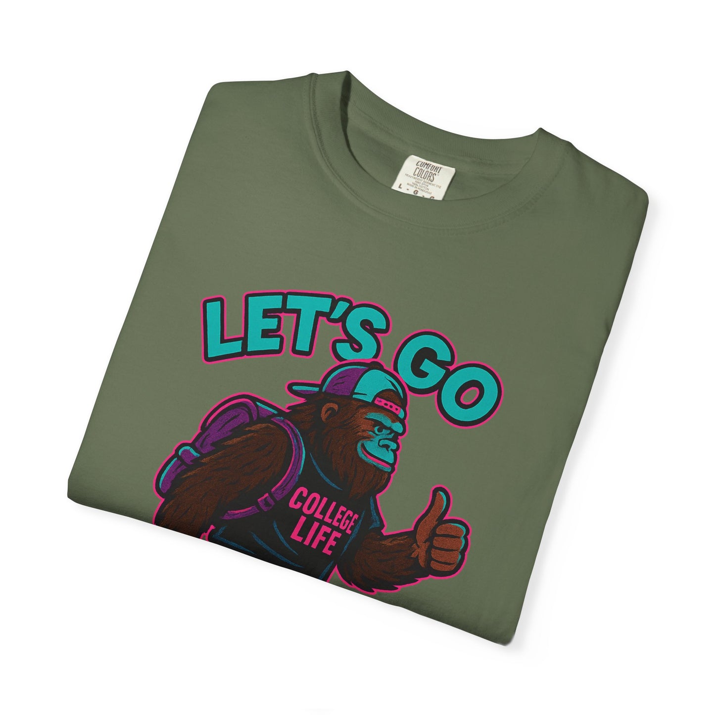 BIG FOOT 80's COLLEGE  TEES Unisex Garment-Dyed T-shirt