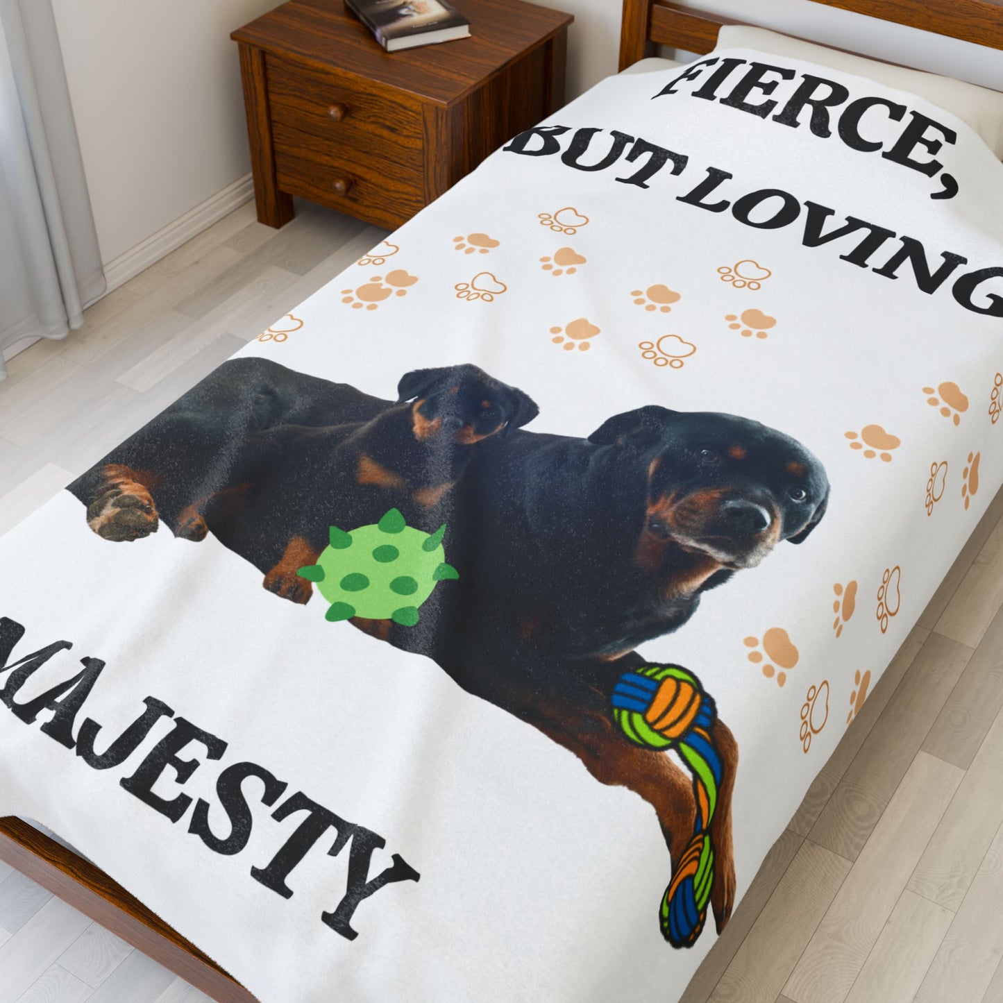 MY PET DOG PERSONALIZED VELVEVETEEN Plush BLANKET (Placeholder Do Not Publish)