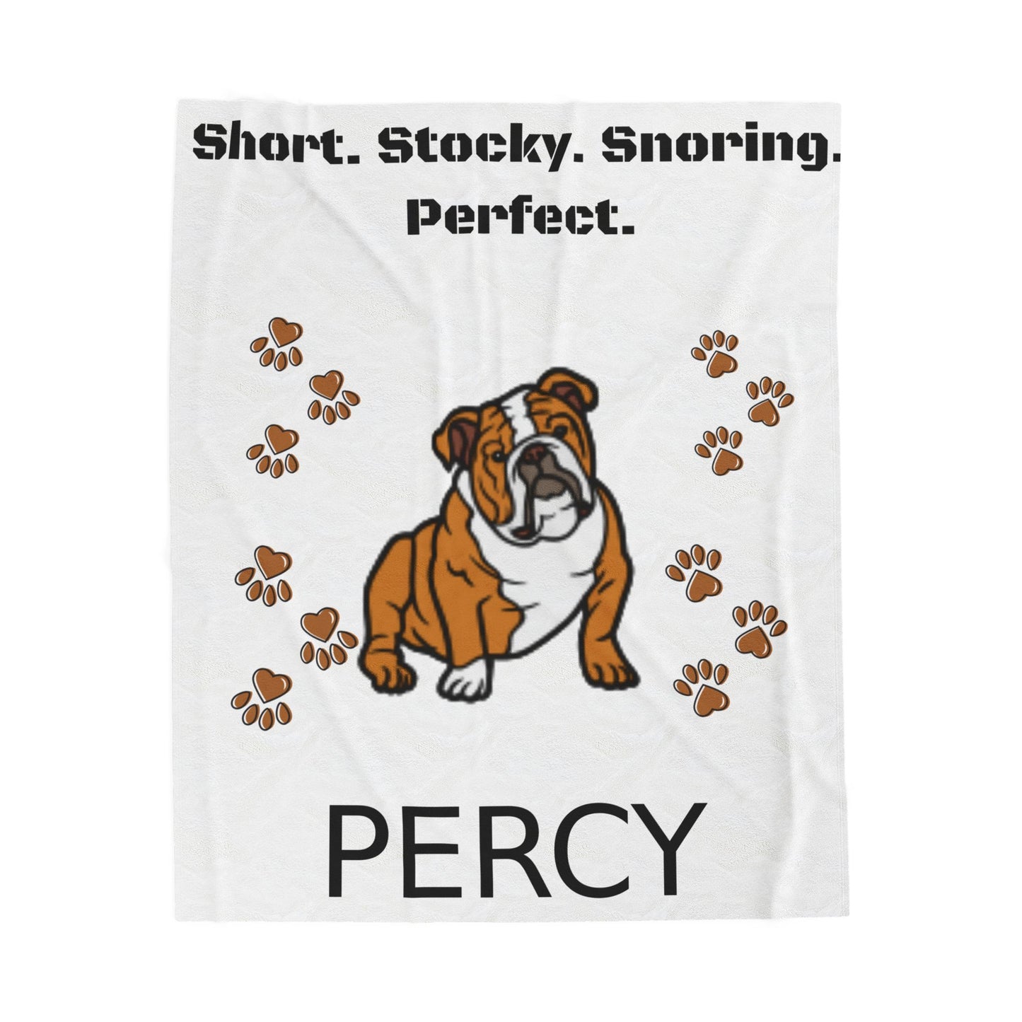 MY PET DOG PERSONALIZED Velveteen Plush Blanket (Placeholder Do Not Publish)