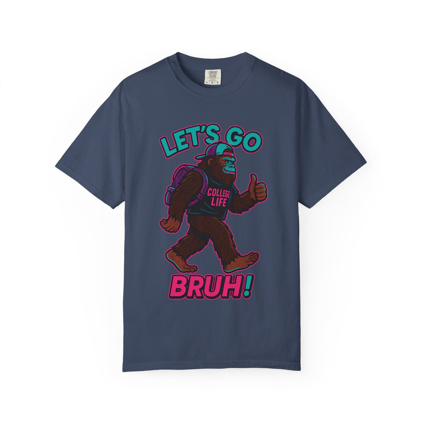 BIG FOOT 80's COLLEGE  TEES Unisex Garment-Dyed T-shirt