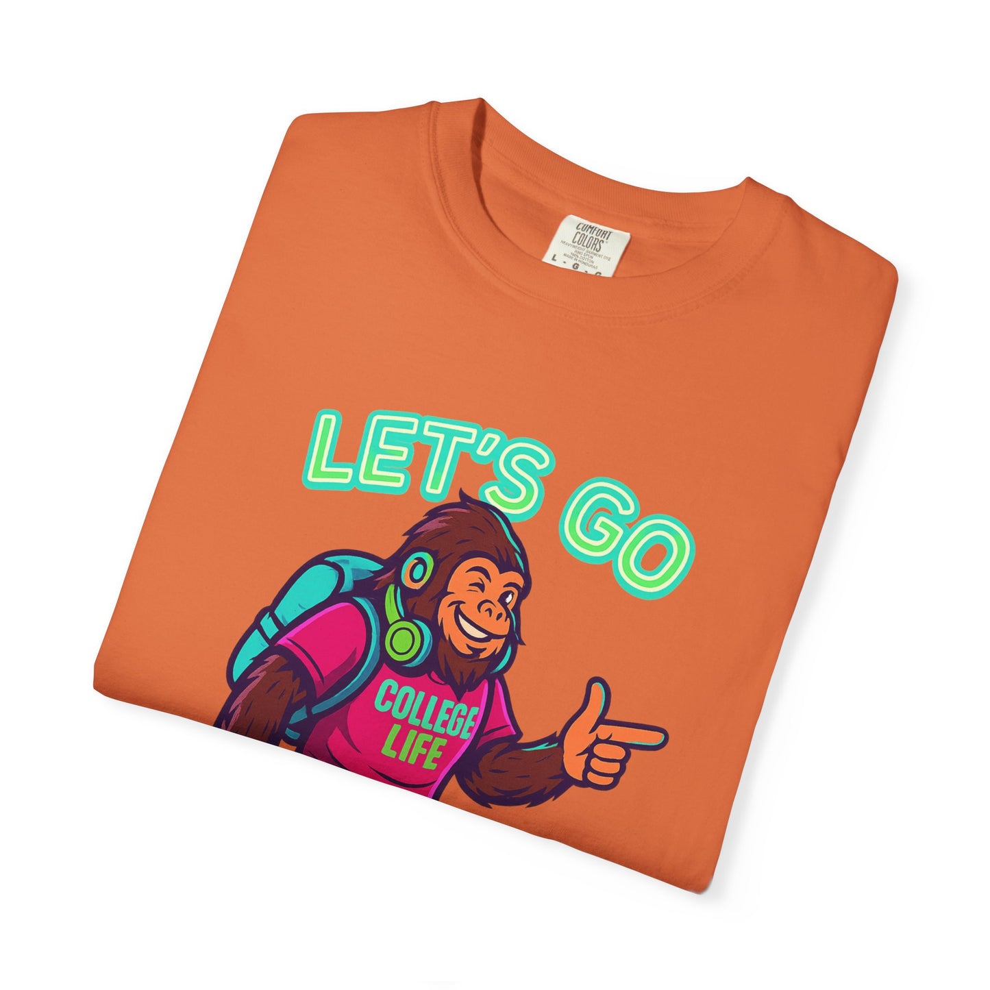 BIGFOOT CURRENT COLLEGE TEE Unisex Garment-Dyed T-shirt
