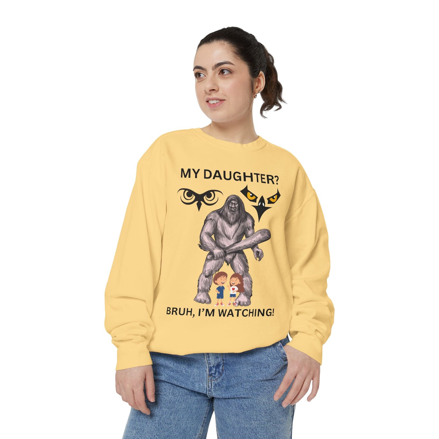 BRUH I'M WATCHING! PERSOBRUH, I'M WATCHING PERSONALIZED BACK TO SCHOOL SWEATSHIRT FUNNY Gift for DAUGHTERS  DADS, Unique Family Sweatshirt, Cool Casual Wear, Perfect for [...]