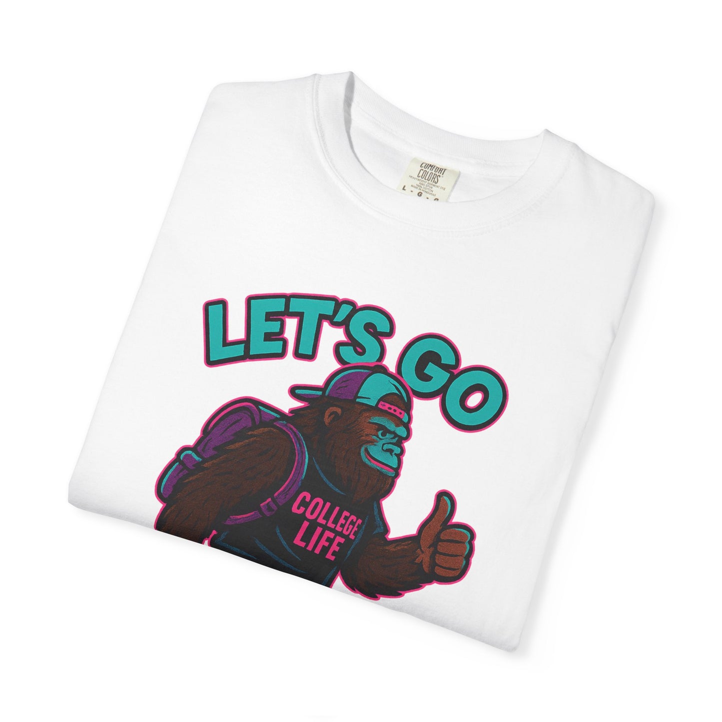 BIG FOOT 80's COLLEGE  TEES Unisex Garment-Dyed T-shirt
