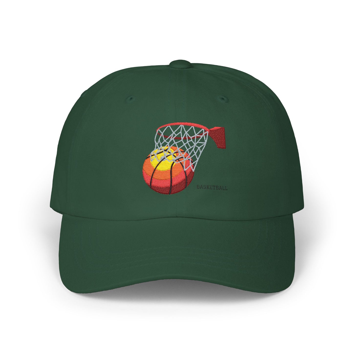 Basketball Dad Cap - Classic White Hat for Sports Lovers