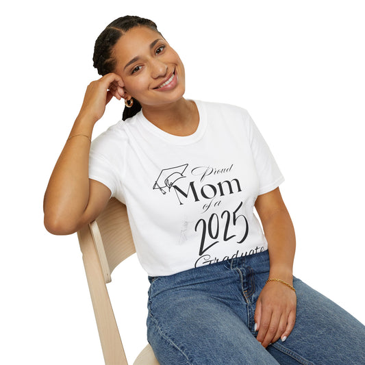 Proud Mom of a 2025 Graduate Unisex Softstyle T-Shirt