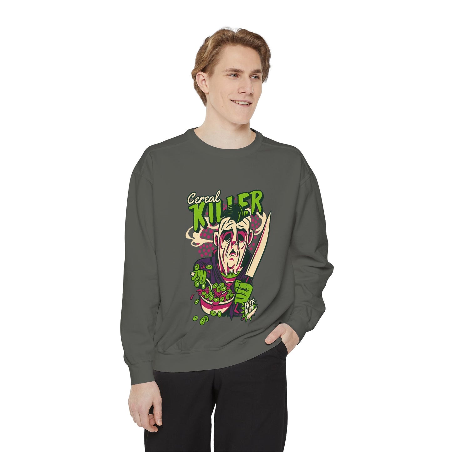 HALLOWEEN SERIAL CERAEL KILLER SWEATSHIRT Unisex Garment-Dyed Sweatshirt