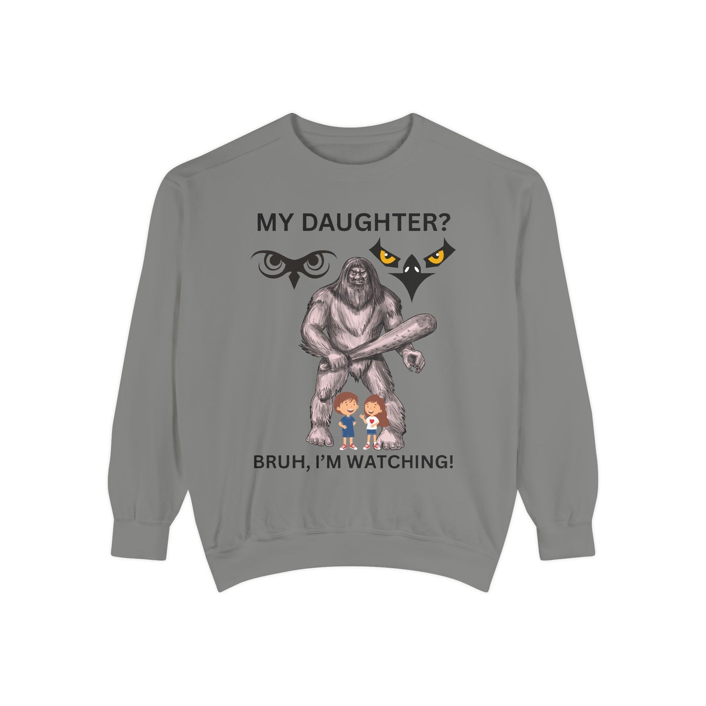 BRUH I'M WATCHING! PERSOBRUH, I'M WATCHING PERSONALIZED BACK TO SCHOOL SWEATSHIRT FUNNY Gift for DAUGHTERS  DADS, Unique Family Sweatshirt, Cool Casual Wear, Perfect for [...]