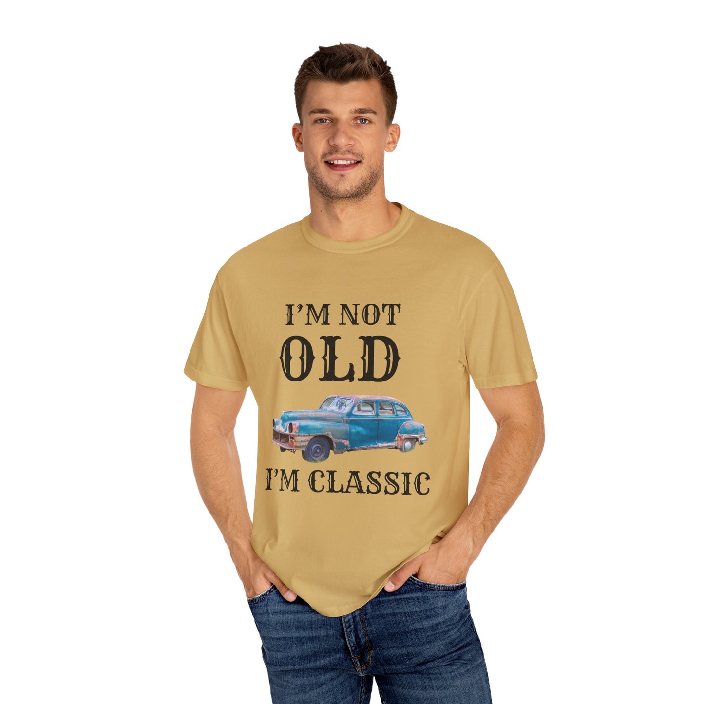 CLASSIC CAR TSHIRT, VINTAGE , I'm Not Old I'm Classic, Gift for Car Lovers, Unisex Apparel, Retro Style