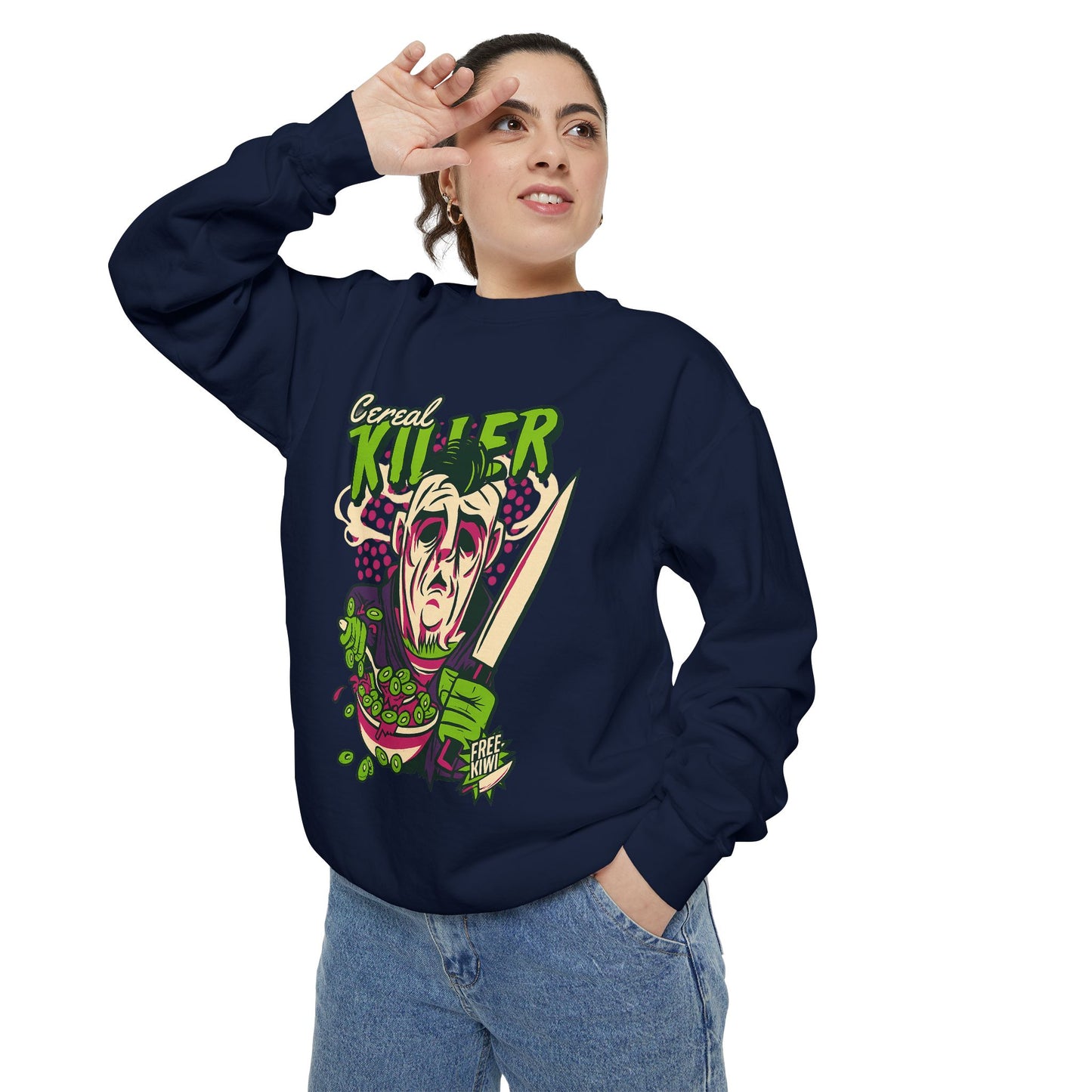 HALLOWEEN SERIAL CERAEL KILLER SWEATSHIRT Unisex Garment-Dyed Sweatshirt