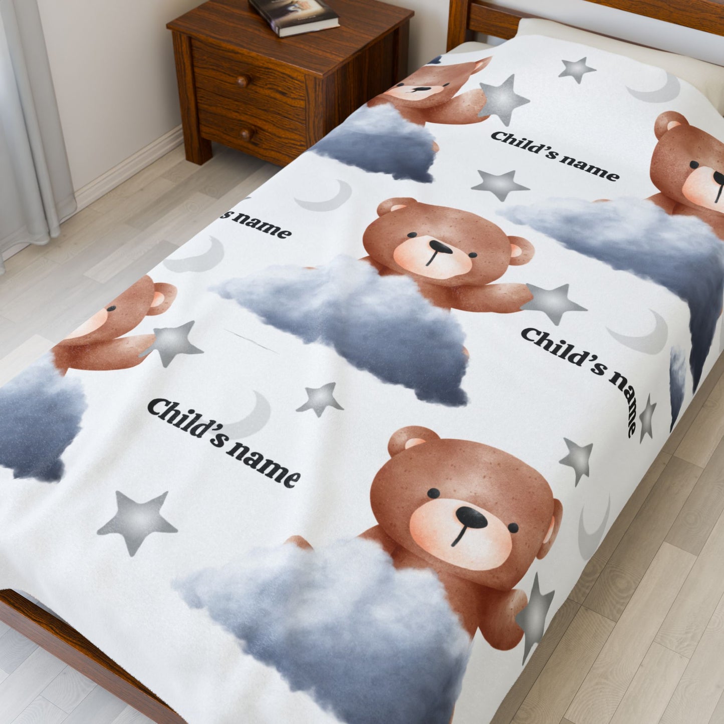 PERSONALIZED VELVETEEN BLANKET Plush Blanket (Placeholder Do Not Publish)