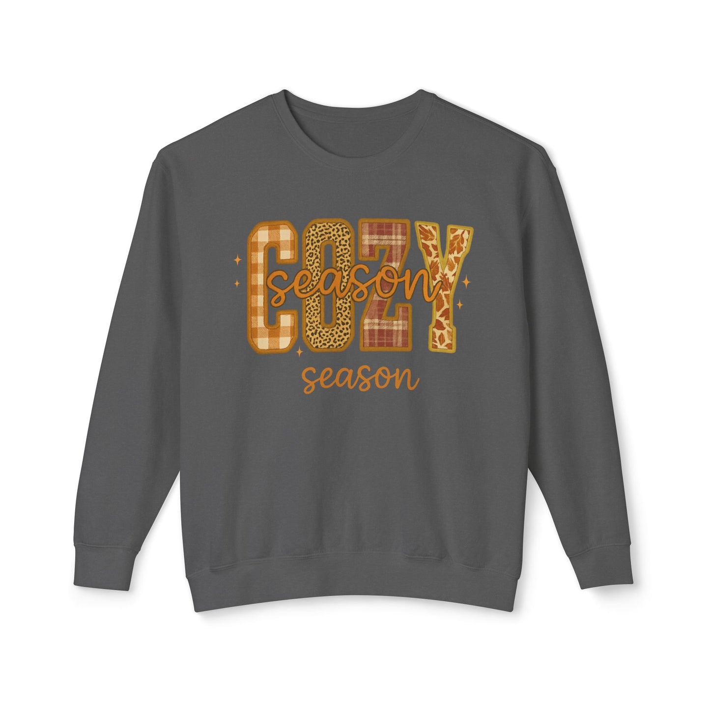 FALL COZY SEASON SWEATSHIRT Unisex Lightweight Crewneck Sweatshirt