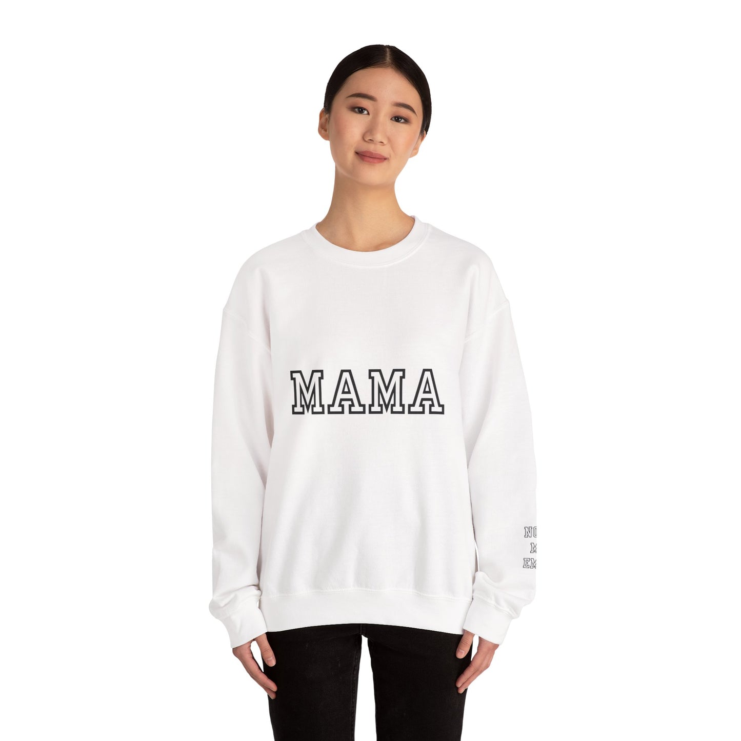 Mama Unisex Heavy Blend™ Crewneck Sweatshirt - Cozy Gift for Moms