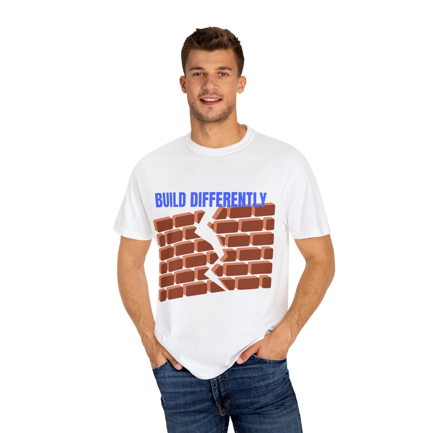 BACK TO SCHOOL UNISEX TSHIRT' BUILT DIFFERENTLY Motivational Shirt, Gift for Creatives, Casual Wear, Art-Inspired Fashion