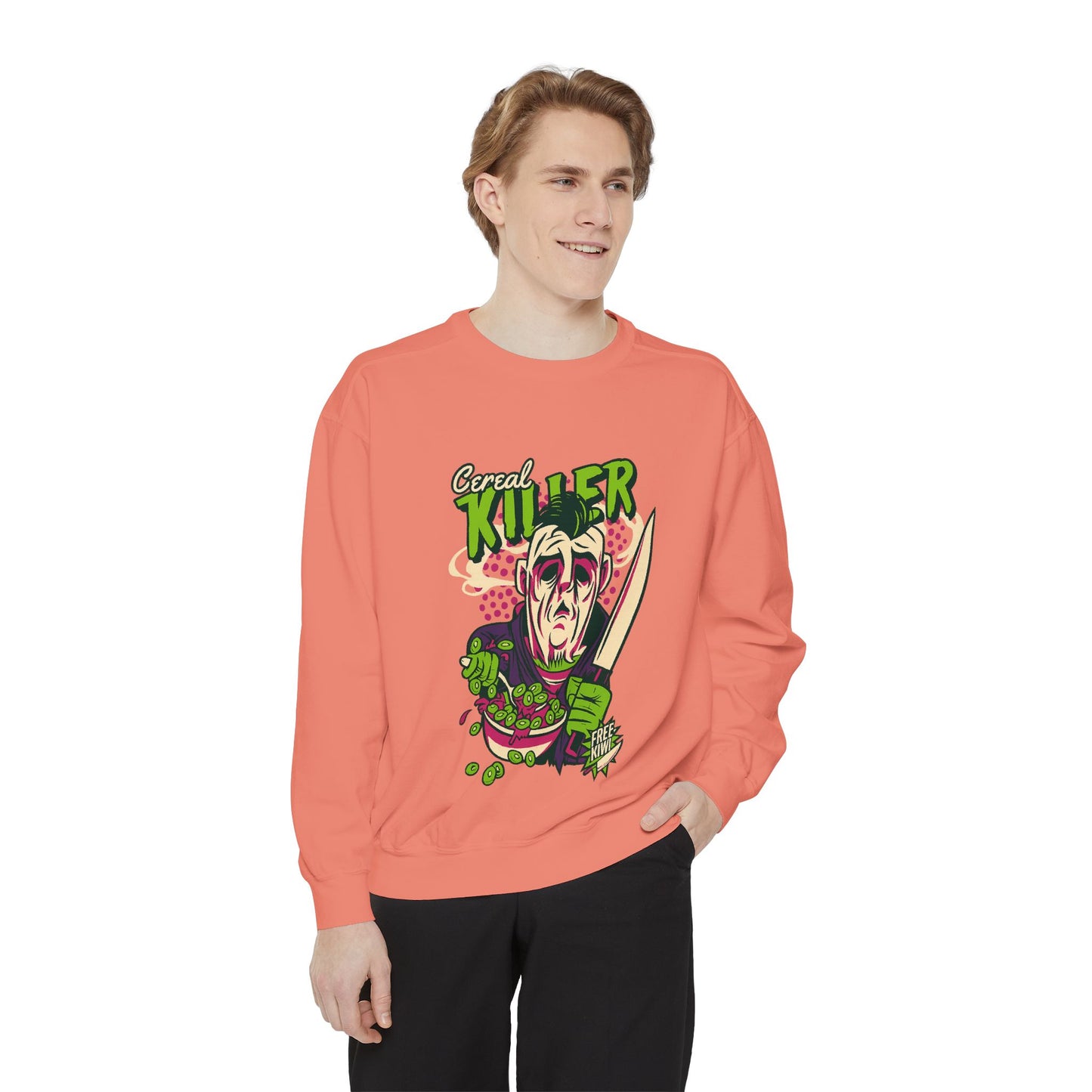 HALLOWEEN SERIAL CERAEL KILLER SWEATSHIRT Unisex Garment-Dyed Sweatshirt