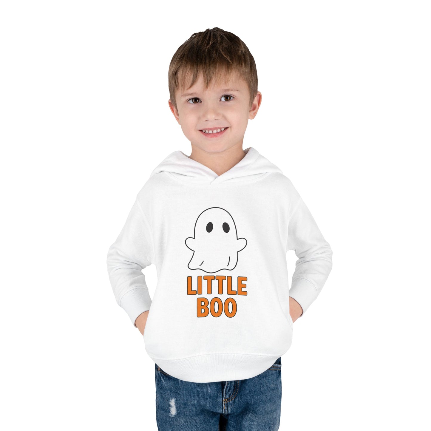 HALLOWEEN LITTLE BOO HODDIE Toddler Pullover Fleece Hoodie