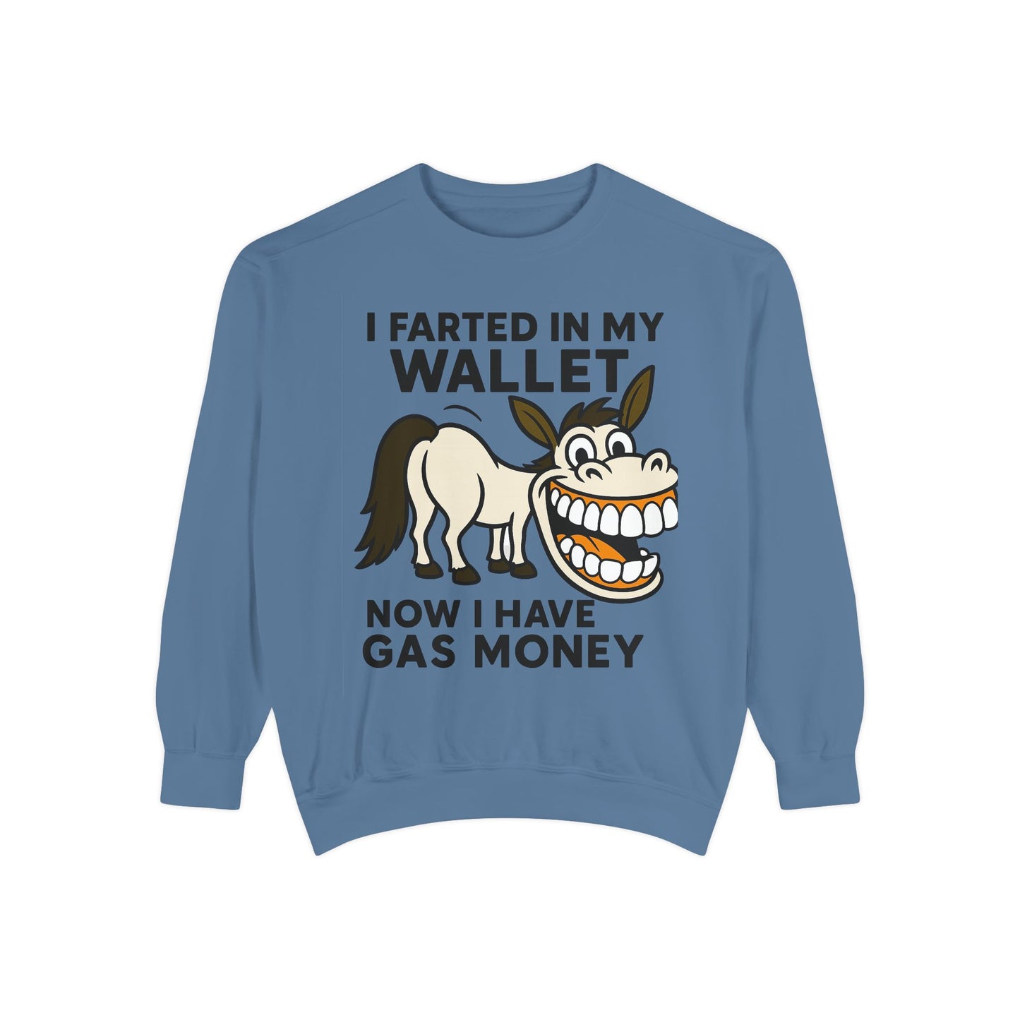 GAS COLLEGE SWEATSHIRT Unisex Garment-Dyed Sweatshirt