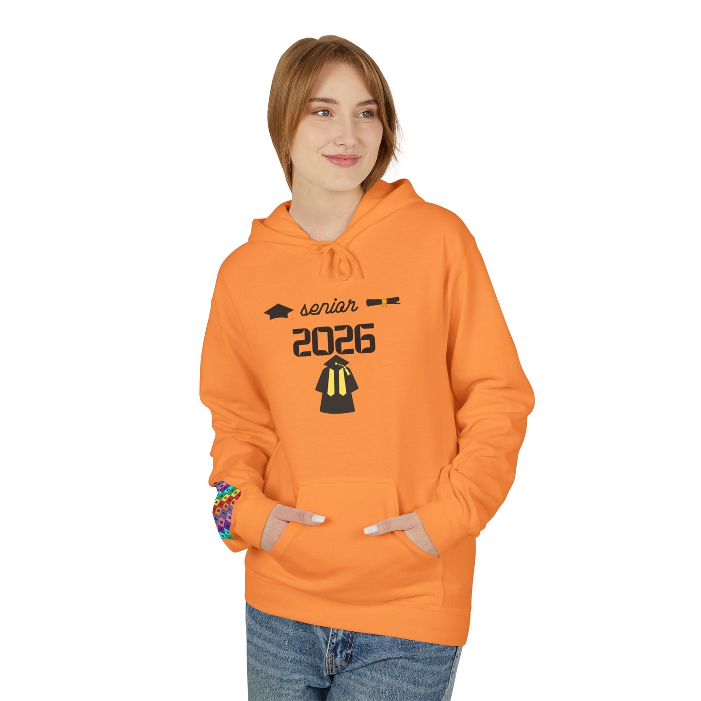 Graduation 2026 Hoodie, Softstyle Fleece Sweatshirt, Unisex College Apparel, Gift for Graduates, Cozy Graduation Outfit