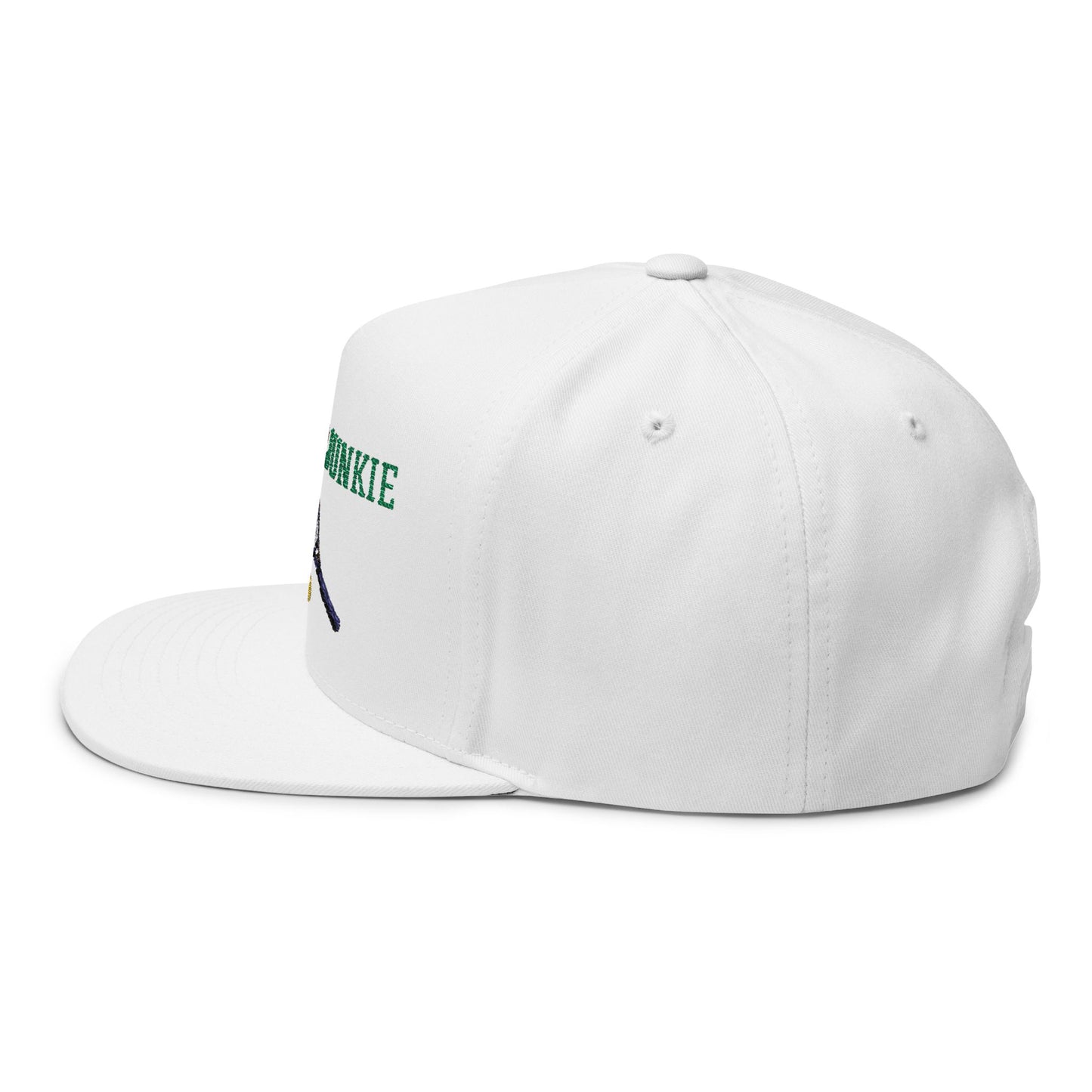 Embroidered Tennis Junkie Flat Bill Cap - Perfect Gift for Tennis Lovers