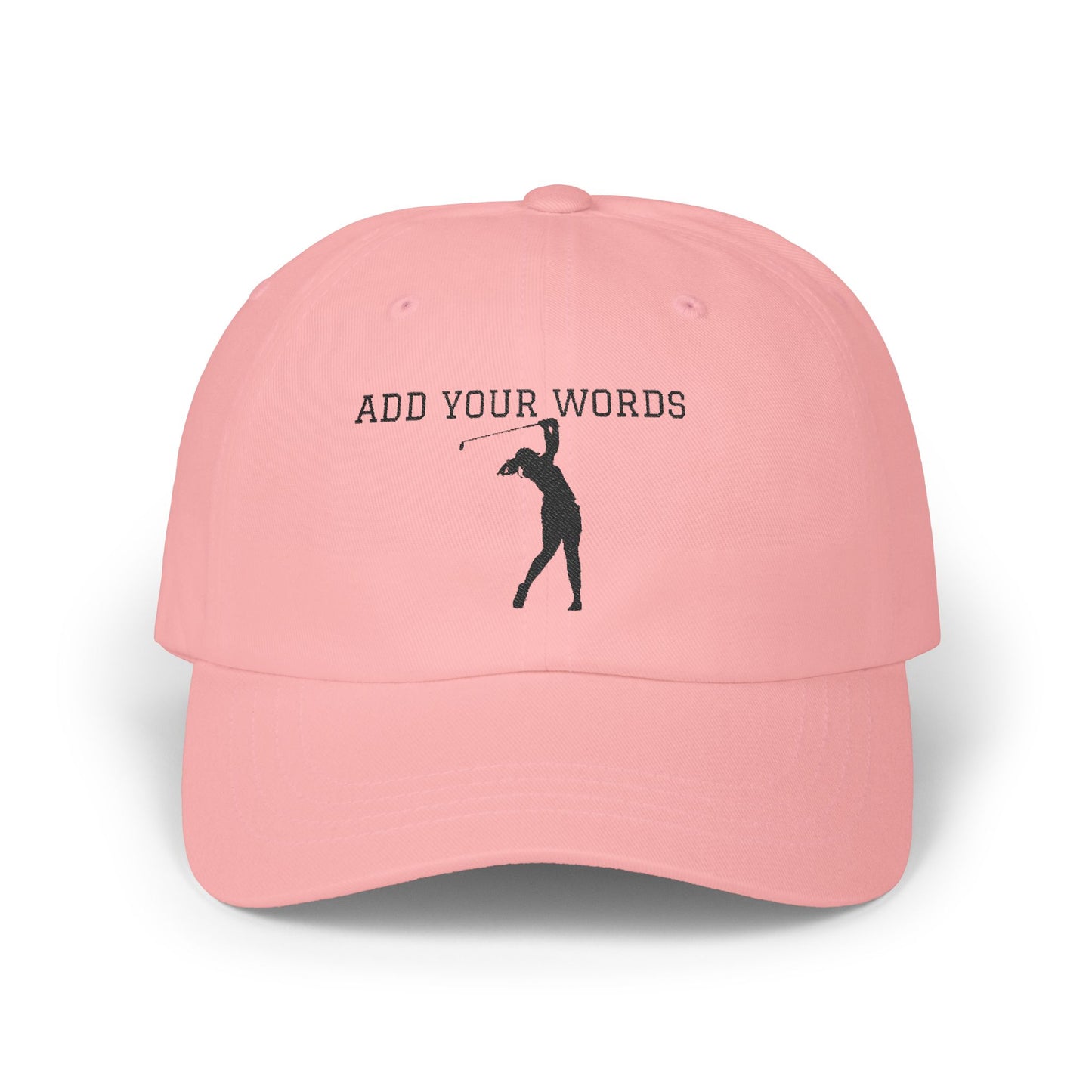 Custom Golf Dad Cap with Personalizable Text