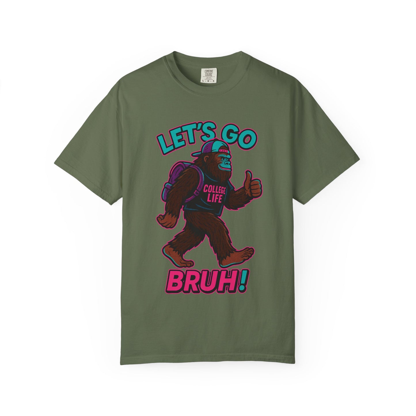 BIG FOOT 80's COLLEGE  TEES Unisex Garment-Dyed T-shirt