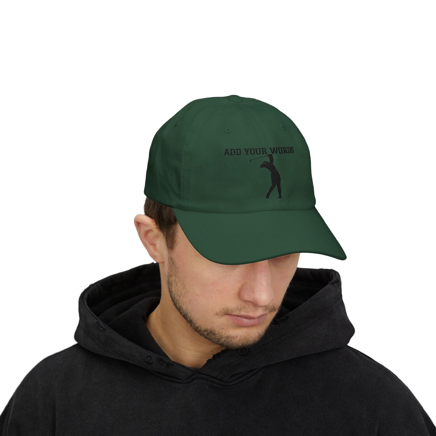Custom Golf Dad Cap with Personalizable Text