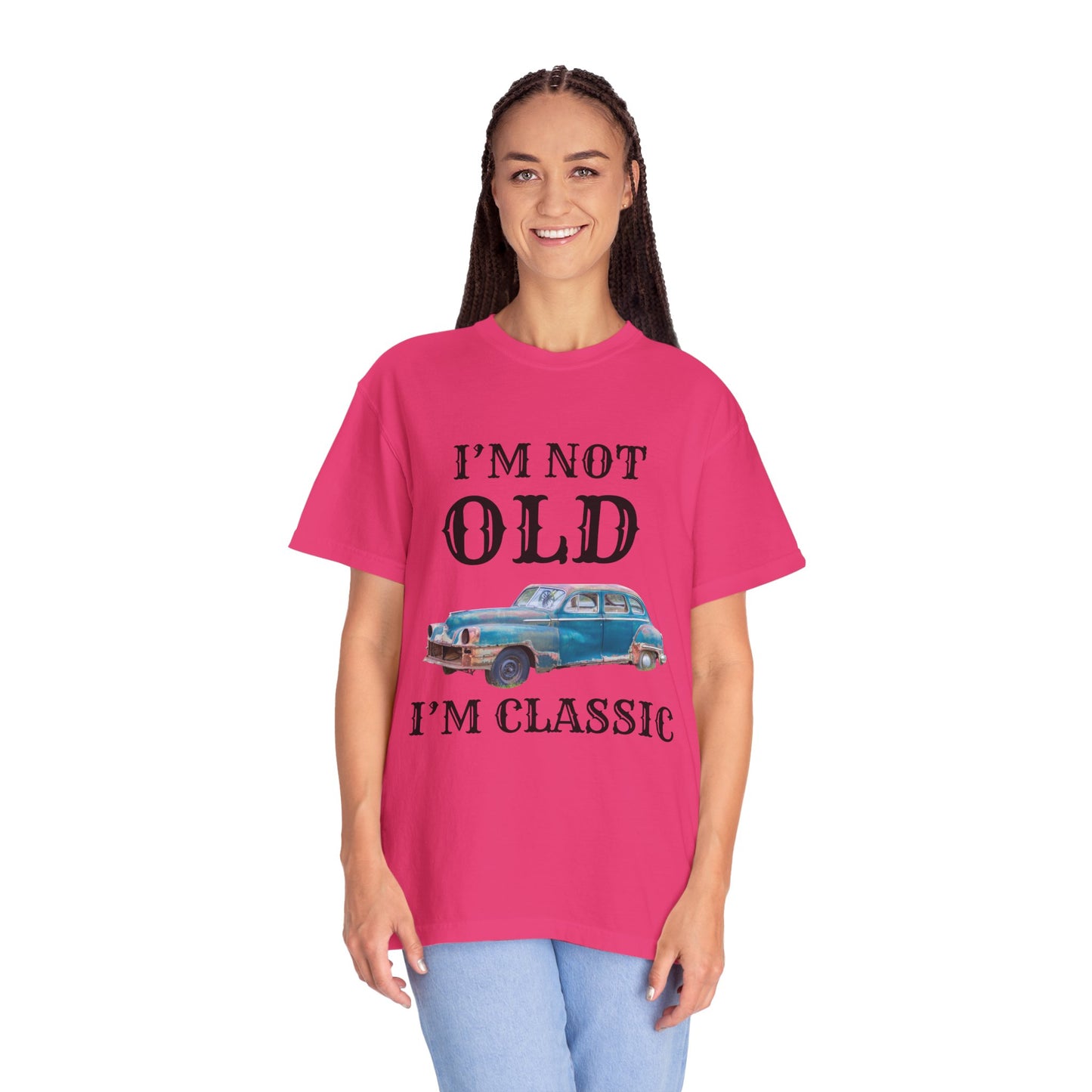 CLASSIC CAR TSHIRT, VINTAGE , I'm Not Old I'm Classic, Gift for Car Lovers, Unisex Apparel, Retro Style