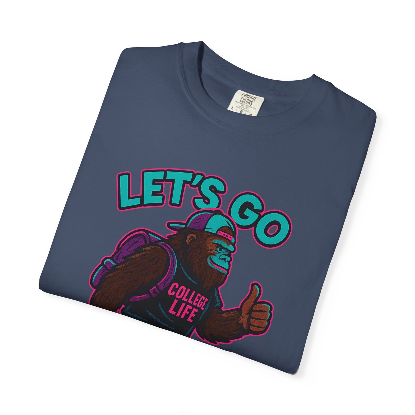 BIG FOOT 80's COLLEGE  TEES Unisex Garment-Dyed T-shirt