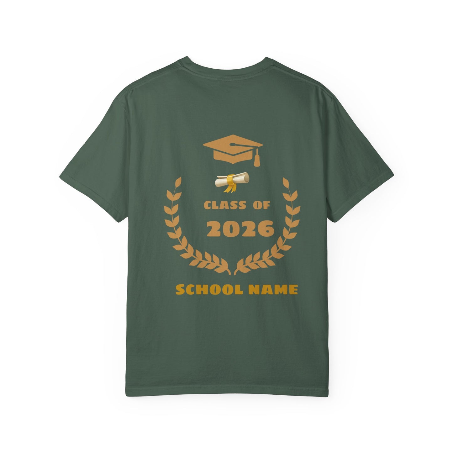 Class of 2026 Graduation T-Shirt, Customizable Graduation Tee, Unisex Gift for Grads, School Spirit Shirt, Celebratory Outfit