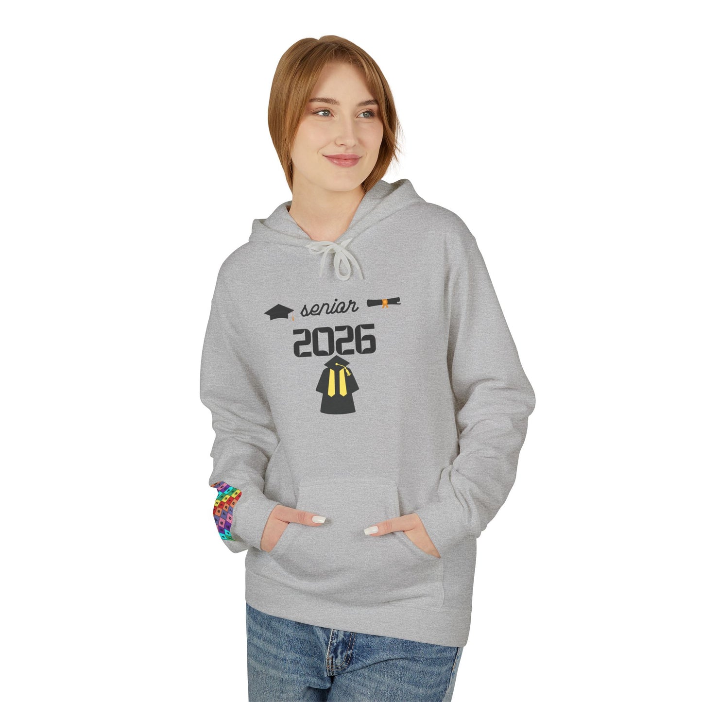 Graduation 2026 Hoodie, Softstyle Fleece Sweatshirt, Unisex College Apparel, Gift for Graduates, Cozy Graduation Outfit