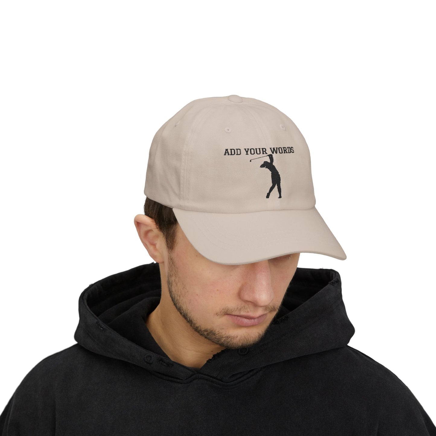 Custom Golf Dad Cap with Personalizable Text