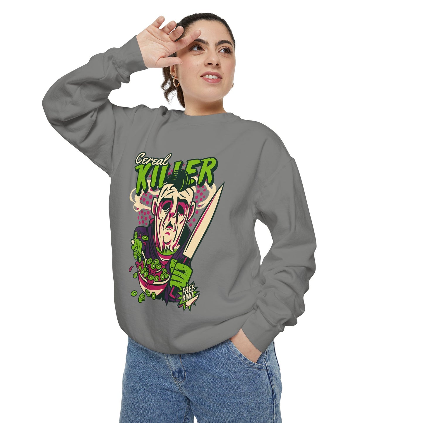 HALLOWEEN SERIAL CERAEL KILLER SWEATSHIRT Unisex Garment-Dyed Sweatshirt